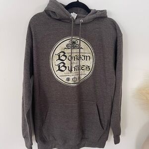 Grey Borgen and Burkes Graphic Hoodie
